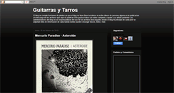 Desktop Screenshot of guitarrasytarros.blogspot.com