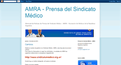 Desktop Screenshot of amraprensa.blogspot.com