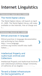 Mobile Screenshot of internetlinguistics.blogspot.com