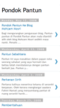 Mobile Screenshot of pondok-pantun.blogspot.com