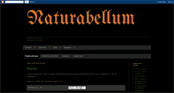 Desktop Screenshot of naturabellum.blogspot.com