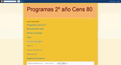 Desktop Screenshot of programas2cens80.blogspot.com