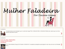 Tablet Screenshot of mulherfaladeira.blogspot.com