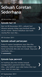 Mobile Screenshot of coretansederhana-anty.blogspot.com