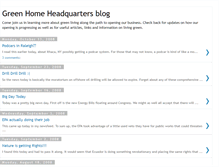 Tablet Screenshot of greenhomehq.blogspot.com