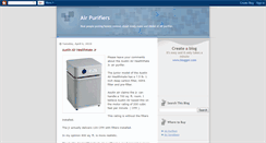 Desktop Screenshot of airpurifier101.blogspot.com