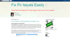 Desktop Screenshot of fixpcissueseasily.blogspot.com