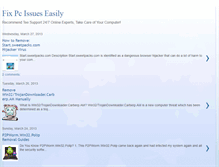 Tablet Screenshot of fixpcissueseasily.blogspot.com
