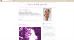 Desktop Screenshot of ninasrosaverden.blogspot.com