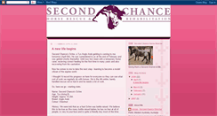 Desktop Screenshot of 2ndchancehorserescue.blogspot.com