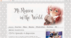 Desktop Screenshot of mirinconintheworld.blogspot.com