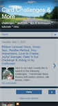 Mobile Screenshot of cardchallengesandmore.blogspot.com