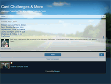 Tablet Screenshot of cardchallengesandmore.blogspot.com