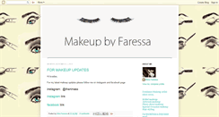 Desktop Screenshot of makeupbyfaressa.blogspot.com