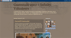 Desktop Screenshot of guatemalainfinityvolunteers.blogspot.com