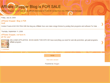 Tablet Screenshot of affiliateshopper.blogspot.com