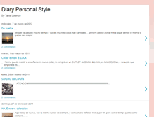 Tablet Screenshot of diarypersonalstyle.blogspot.com