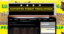 Desktop Screenshot of persipsuporters.blogspot.com