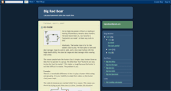 Desktop Screenshot of bigredboar.blogspot.com