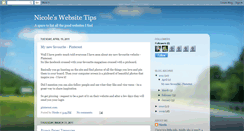 Desktop Screenshot of nicoles-websitetips.blogspot.com