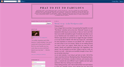 Desktop Screenshot of phattofittofabulous.blogspot.com