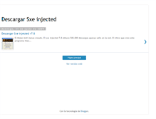 Tablet Screenshot of descargarsxeinjected.blogspot.com