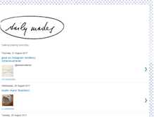 Tablet Screenshot of dailymades.blogspot.com