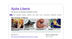 Desktop Screenshot of ajobsliberia.blogspot.com