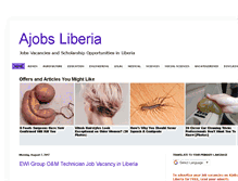 Tablet Screenshot of ajobsliberia.blogspot.com
