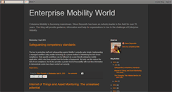 Desktop Screenshot of enterprisemobilityworld.blogspot.com