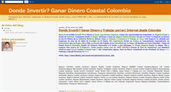 Desktop Screenshot of dinerocoastalcolombia.blogspot.com