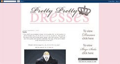 Desktop Screenshot of prettyprettydresses.blogspot.com