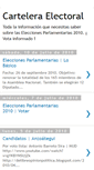Mobile Screenshot of carteleraelectoral.blogspot.com