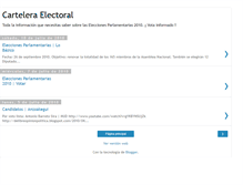 Tablet Screenshot of carteleraelectoral.blogspot.com