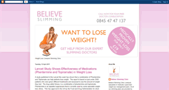 Desktop Screenshot of believeslimmingclinic.blogspot.com