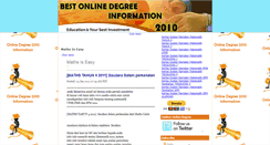 Desktop Screenshot of information-onlinedegree.blogspot.com