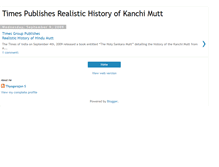 Tablet Screenshot of kanchimutttruehistory.blogspot.com