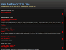 Tablet Screenshot of makefastmoney4free.blogspot.com