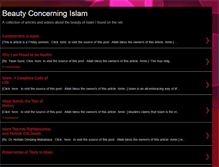 Tablet Screenshot of beautyconcerningislam.blogspot.com