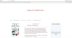Desktop Screenshot of marlasstampinspot.blogspot.com