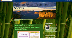 Desktop Screenshot of fenixprojetossociais.blogspot.com