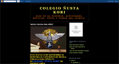 Desktop Screenshot of colegionustakori.blogspot.com