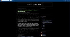 Desktop Screenshot of luceband.blogspot.com