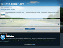 Tablet Screenshot of lifeconfetti.blogspot.com
