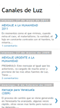 Mobile Screenshot of canalesdeluz.blogspot.com