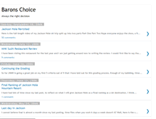 Tablet Screenshot of baronschoice.blogspot.com