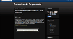 Desktop Screenshot of kelyecon2011-comunicaoempresarial.blogspot.com