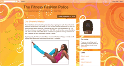 Desktop Screenshot of fitnessfashionpolice.blogspot.com