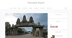 Desktop Screenshot of humane-touch.blogspot.com