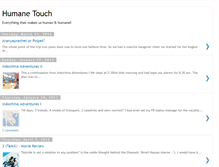 Tablet Screenshot of humane-touch.blogspot.com
